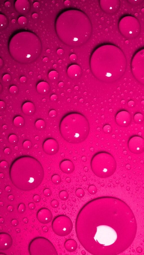 Papel de parede de gotas de água em 3d para celular feminino
